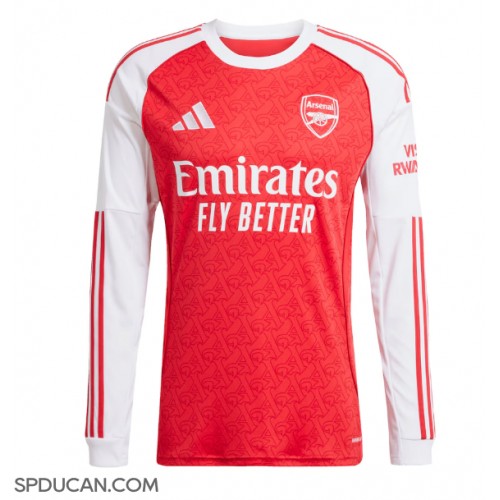 Muški Nogometni Dres Arsenal Domaci 2025-26 Dugi Rukav Muški Nogometni Dres Arsenal Domaci 2025-26 Dugi Rukav